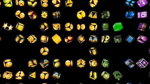 Emoji Saver Screenshot Effect 'FlyingCubes-1'